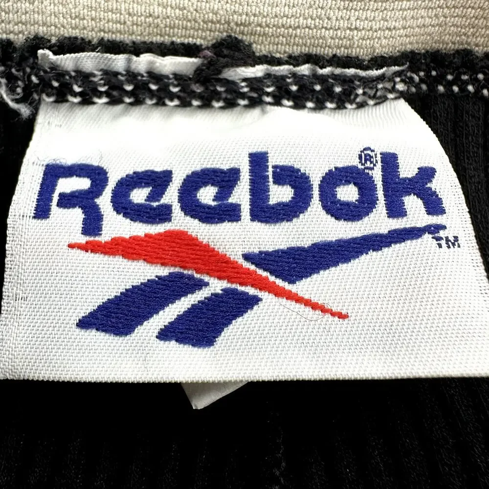 VTG Reebok Boxer Brief Midi Pull On Elastic Waist Stretch Comfort Black Large